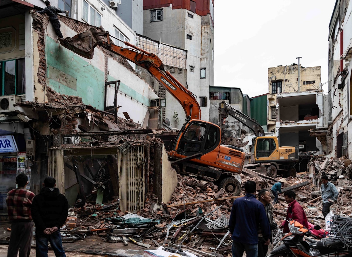 Excavator Demolition — Done Demolition and Disposal Company, New York NY
