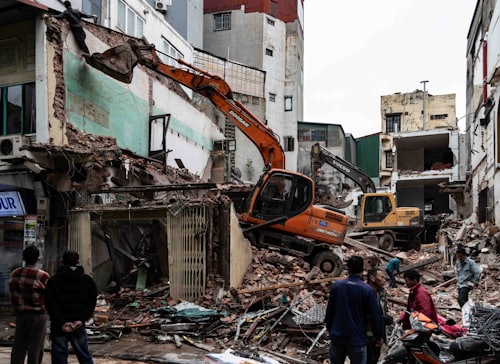 Excavator Demolition — Done Demolition and Disposal Company, New York NY