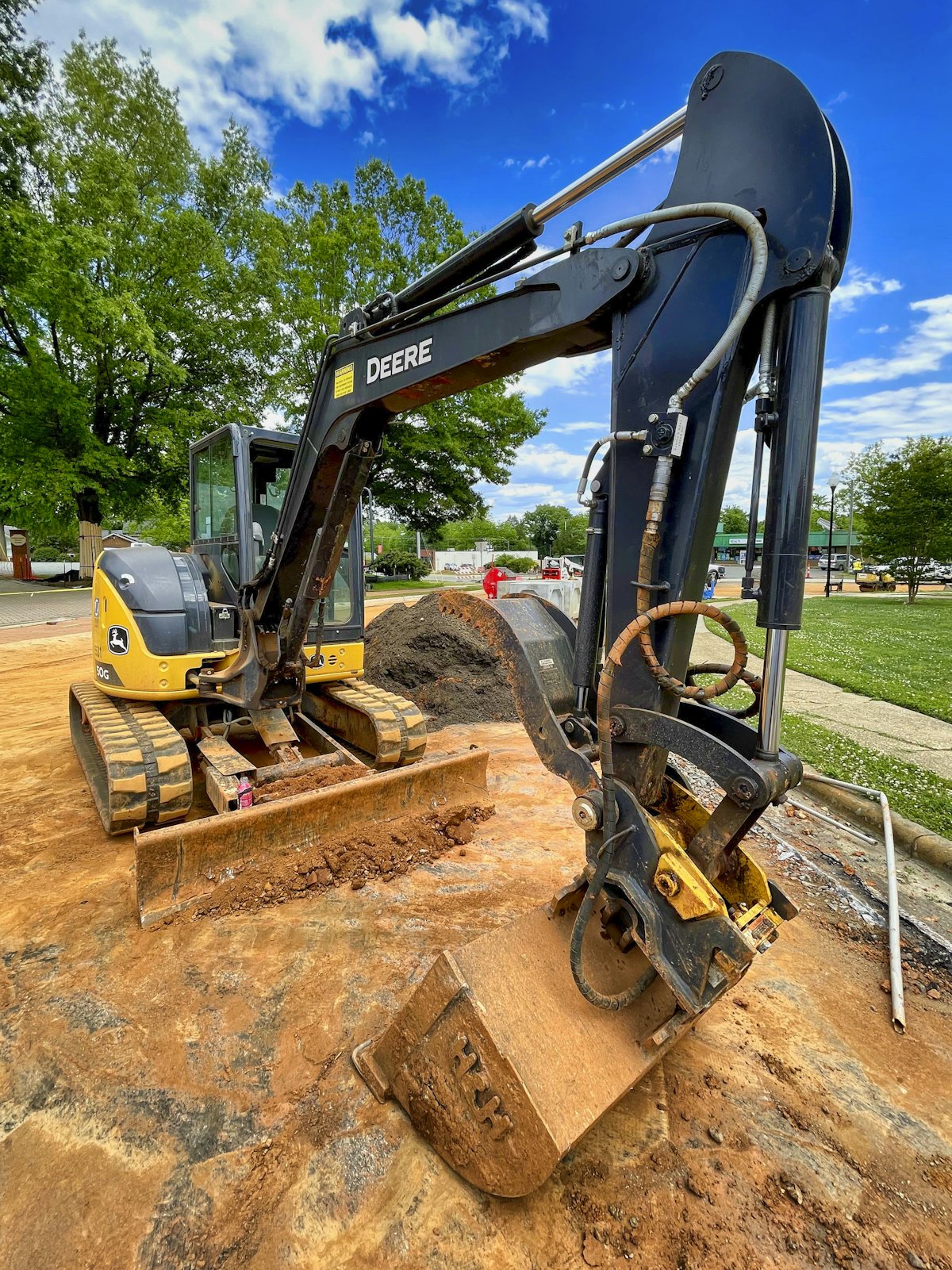 Excavator Construction — Diamond Demolition Contractors, Jamaica NY