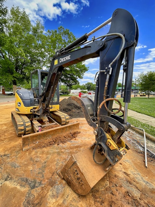 Excavator Construction — Diamond Demolition Contractors, Jamaica NY