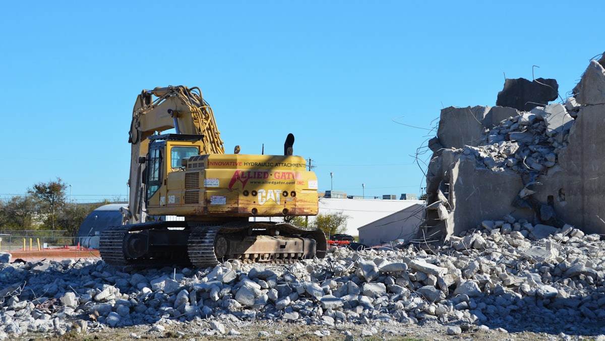 Excavator Demolition — Demolition and Construction, New York NY